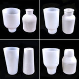 Cylinder Resin Mold for Flower Vase Home Decors 101A