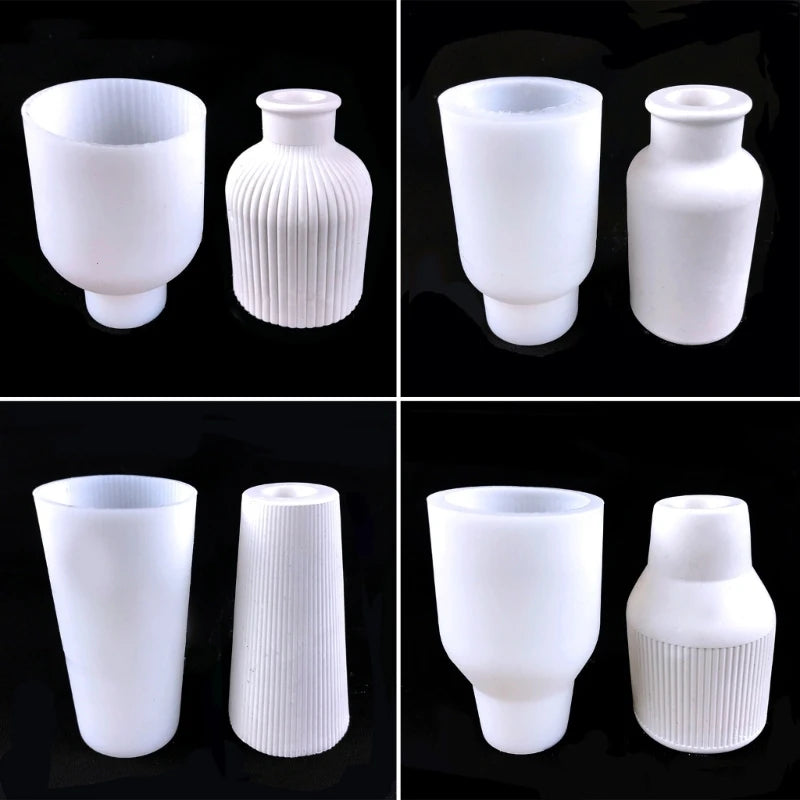 Silicone Flower Vase Resin Mold Plant Propagation Station Mold