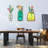Flower Vase Resin Mold for Wall Decoration