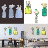 Flower Vase Resin Mold for Wall Decoration