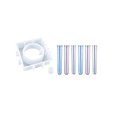 Planter Vase Silicone Molds with 6 Test Tubes for Resin Decor