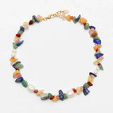 Veadawas Boho Stone Pearl Necklaces for Women