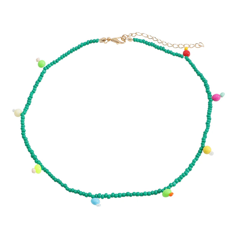 Vedawas Christmas Acrylic Beads Necklace Jewelry Set