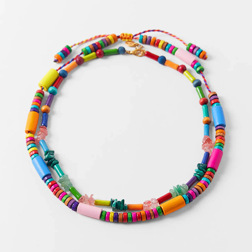 Bohemian Nature Stone Beads Necklace for Women Choker Necklace Jewelry