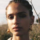 Vedawas Beetle Earrings for Women Punk Animal Geometric Drop Earrings