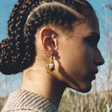 Vedawas Beetle Earrings for Women Punk Animal Geometric Drop Earrings
