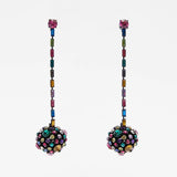 Vedawas Nature Stone Hoop Earrings for Women Summer Boho Holiday
