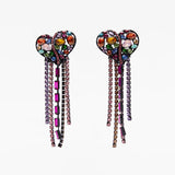 Vedawas Nature Stone Hoop Earrings for Women Summer Boho Holiday