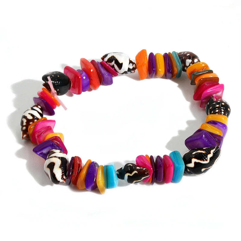 Vedawas Hawaii Seaside Shell Stone Beaded Bracelets for Women Boho