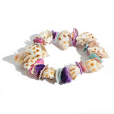 Vedawas Hawaii Seaside Shell Stone Beaded Bracelets for Women Boho
