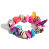 Vedawas Hawaii Seaside Shell Stone Beaded Bracelets for Women Boho
