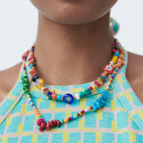 Vedawas Bohemian Beaded Stone Necklaces for Women