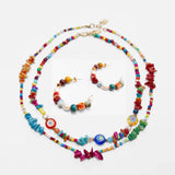 Vedawas Bohemian Beaded Stone Necklaces for Women