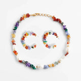 Vedawas Bohemian Beaded Stone Necklaces for Women