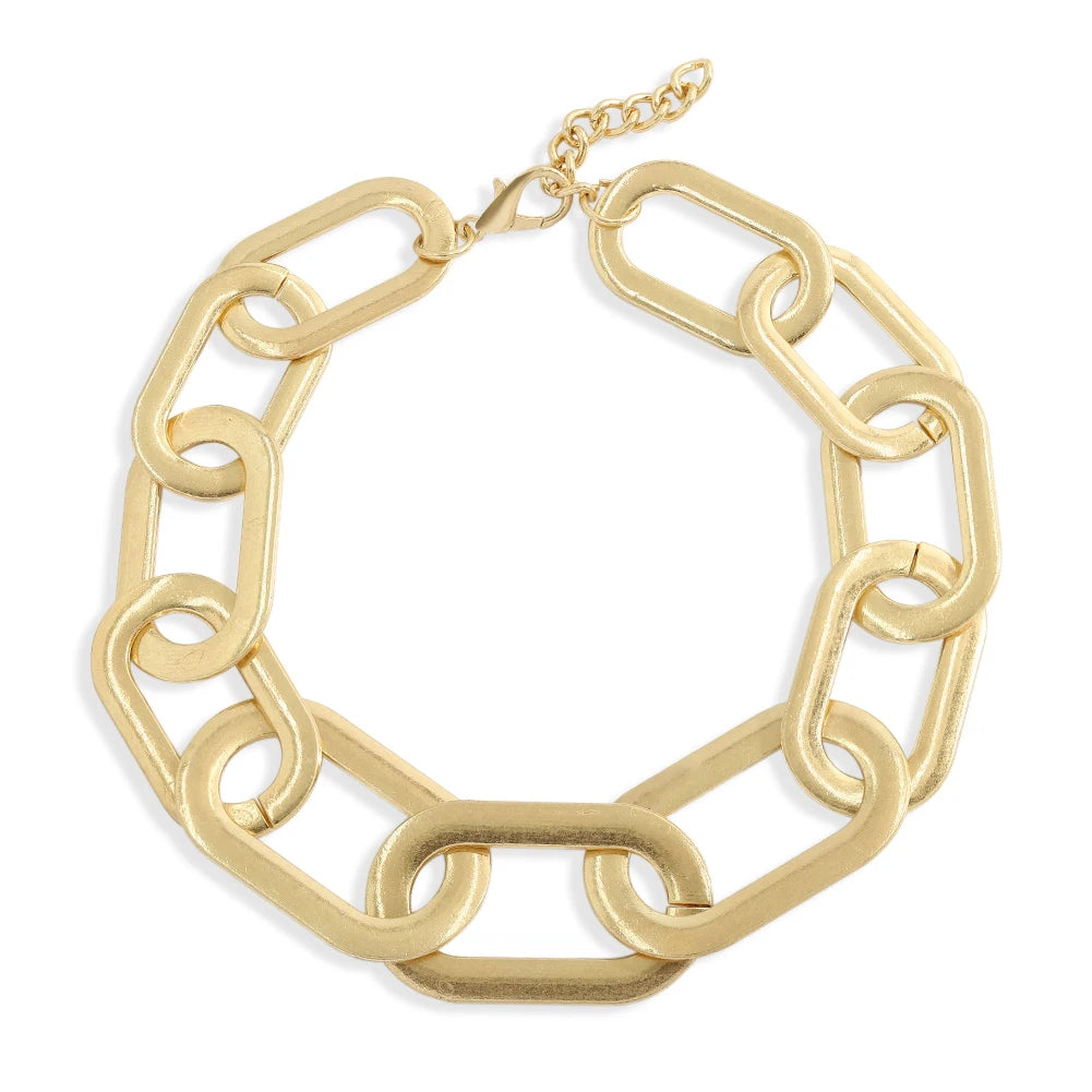 Vedawas Vintage Metal Maxi Collar Choker Necklaces for Women