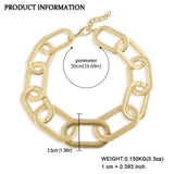 Vedawas Vintage Metal Maxi Collar Choker Necklaces for Women