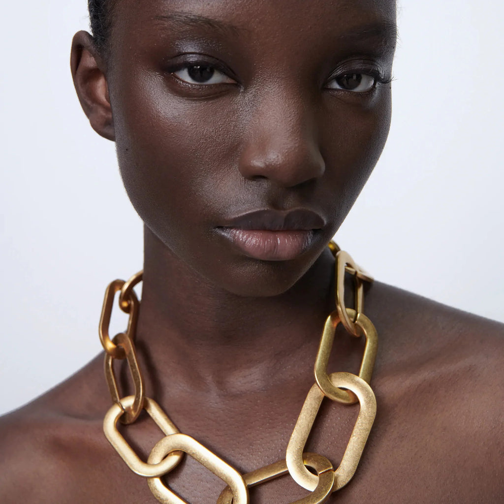Vedawas Vintage Metal Maxi Collar Choker Necklaces for Women