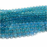 Veemak Fluorite Round Beads Natural Gemstones