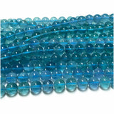 Veemak Fluorite Round Beads Natural Gemstones