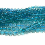 Veemak Fluorite Round Beads Natural Gemstones