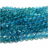 Veemak Fluorite Round Beads Natural Gemstones