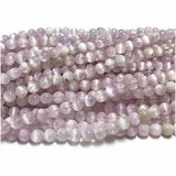 Veemak Kunzite Spodumene Round Beads For Jewelry Making