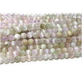 Veemak Kunzite Spodumene Round Loose Beads For Jewelry Making