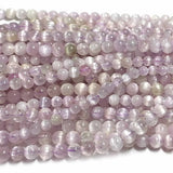 Veemak Kunzite Spodumene Round Beads For Jewelry Making