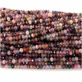 Veemak Spinel Multi-Color Faceted Rondelle Loose Beads