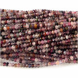 Veemak Spinel Multi-Color Faceted Rondelle Loose Beads