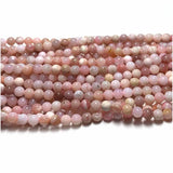Veemak Peru Pink Opal Round Loose Beads For DIY Jewelry Making