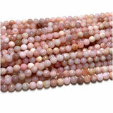 Veemak Peru Pink Opal Round Loose Beads For DIY Jewelry Making