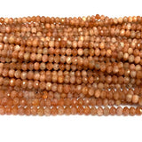 Veemak Sanidine Sunstone Faceted Crystal Beads