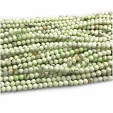 Veemak Yellow Turquoise Round Loose Beads Natural Gemstones Crystal DIY