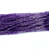Amethyst Faceted Rondelle Beads DIY Jewelry Making