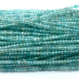 Faceted Apatite Fluorapatite DIY Beads Jewelry Making