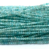 Faceted Apatite Fluorapatite DIY Beads Jewelry Making