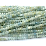 Aquamarine Natural Necklace Bracelets Earrings Ring Gemstones DIY