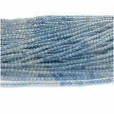 Aquamarine Round Loose Beads for Jewelry Making Natural Gemstones Crystal DIY