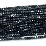 Tourmaline Natural Stones Gemstones Cube Faceted Beads Jewelry Making