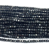 Tourmaline Natural Stones Gemstones Cube Faceted Beads Jewelry Making