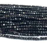 Tourmaline Natural Stones Gemstones Cube Faceted Beads Jewelry Making