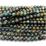 Brown Shattuckite Round Beads - Natural Gemstones for Jewelry Making