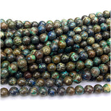 Brown Shattuckite Round Beads - Natural Gemstones for Jewelry Making