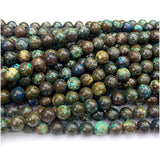 Brown Shattuckite Round Beads - Natural Gemstones for Jewelry Making