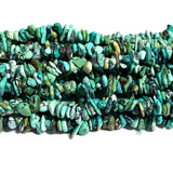 Green Turquoise DIY Chip Beads for Jewelry Making