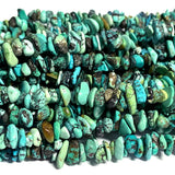 Green Turquoise DIY Chip Beads for Jewelry Making