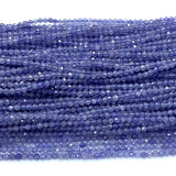 Tanzanite Natural Stones Crystal Gemstones Faceted Round Beads