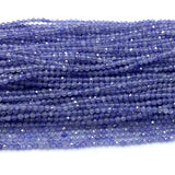 Tanzanite Natural Stones Crystal Gemstones Faceted Round Beads