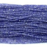 Tanzanite Natural Stones Crystal Gemstones Faceted Round Beads